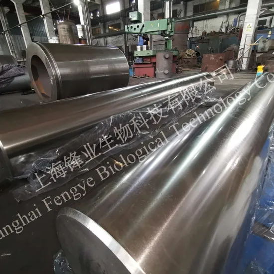 Piston en acier de fer réfrigéré pour broyeur à presse