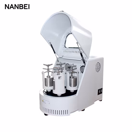 Broyeur à boulets planétaire de meulage en usine avec pots et billes en acier inoxydable zircone